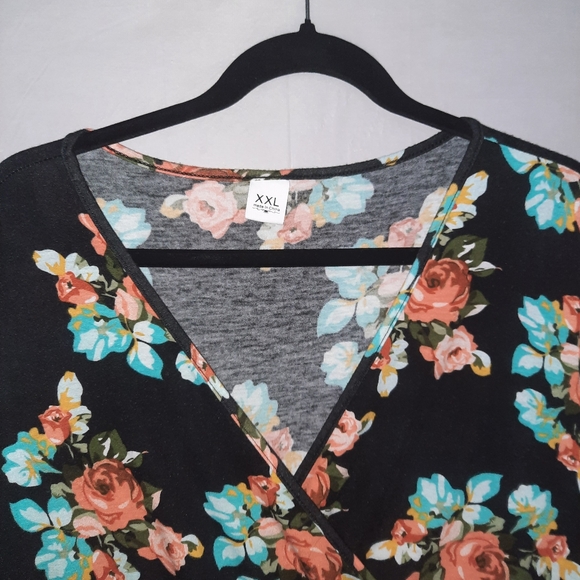 Floral Black Dress - Picture 3 of 5